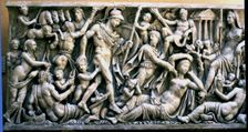 Relief of the Mattei sarcophagus, from the Mattei Palace