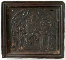 Relief of Virgin and Child, Italian, late 14th-early 15th century. Creator: Unknown