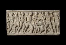 Relief on sarcophagus, Roman, c2nd century