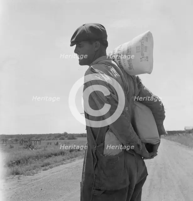 Relief client near Oil City, Carter County, Oklahoma, 1937. Creator: Dorothea Lange.