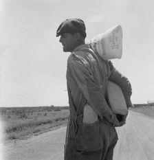 Relief client near Oil City, Carter County, Oklahoma, 1937. Creator: Dorothea Lange