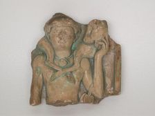 Relief Depicting a Calf-Bearer, Egypt, Ptolemaic Period (304-30 BCE). Creator: Unknown