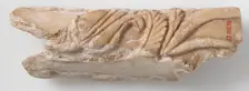 Relief Fragment with Floral Design, Coptic, 6th-7th century. Creator: Unknown