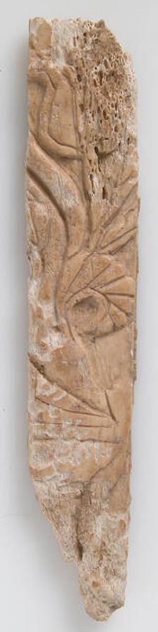 Relief Fragment with Floral Design, Coptic, 6th-7th century. Creator: Unknown