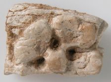 Relief Fragment with Part of a Rosette, Coptic, 6th-7th century. Creator: Unknown