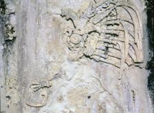 Relief in The Palace representing a king or a warrior