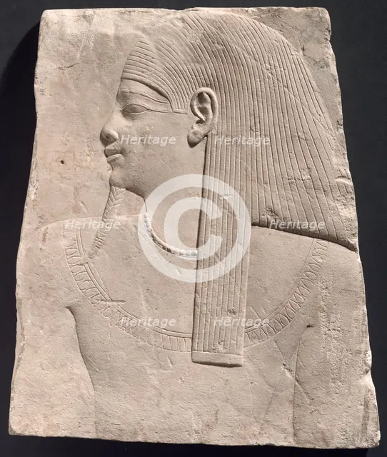 Relief Plaque Depicting a God, Egypt, Ptolemaic Period (305-30 BCE). Creator: Unknown.