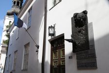 Relief sculpture of Voldemar Panso, Tallin, Estonia, 2011. Creator: Sheldon Marshall