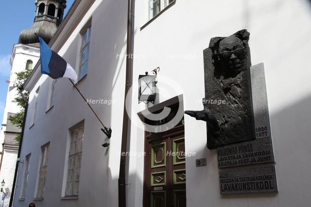 Relief sculpture of Voldemar Panso, Tallin, Estonia, 2011. Creator: Sheldon Marshall.