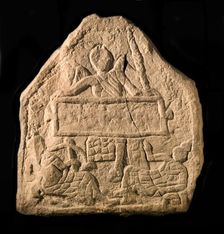 Relief showing Victory, Neptune and Mars, Corbridge Roman Town Museum, Northumberland, 2008. Artist: Historic England Staff Photographer