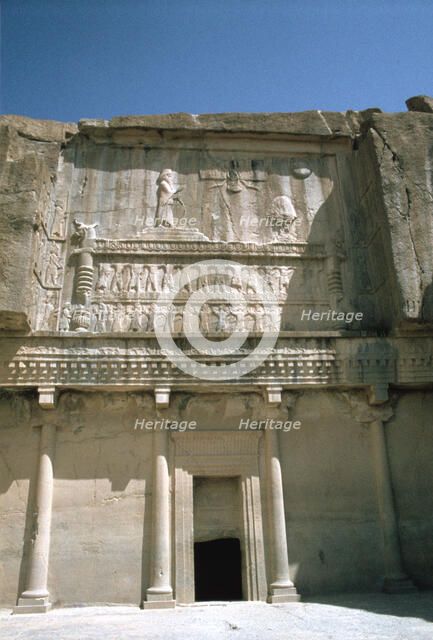Relief, Tomb of Artaxerxes II, Persepolis, Iran