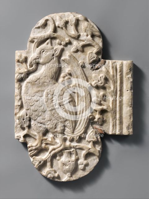 Relief with a Bird, Italian, 10th-11th century. Creator: Unknown.