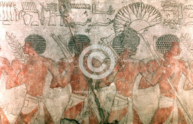 Relief with Soldiers, Temple of Hatschepsut. Artist: Unknown