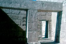 Reliefs of Ramesses III, Mortuary Temple of Rameses III, Medinat Habu, Egypt. c12th century BC