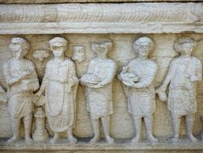 Reliefs of sacrifice, Palmyra Archaeological Museum, Tadmor, Syria. Creator: Unknown