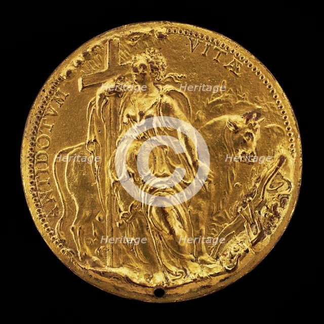 Religion and an Ox [reverse]. Creator: Giovanni Antonio de' Rossi.