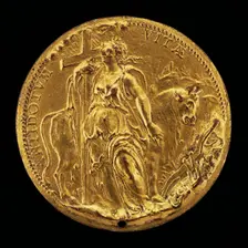 Religion and an Ox [reverse]. Creator: Giovanni Antonio de Rossi