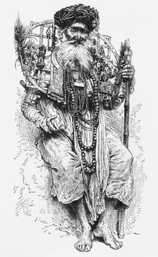 Religious Mendicant c1891. Creator: James Grant