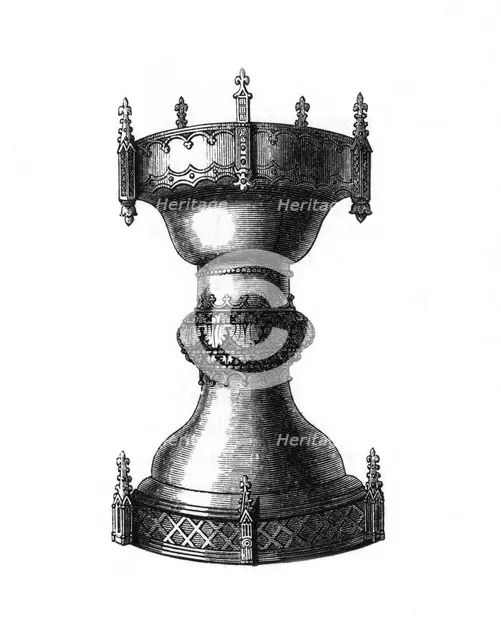 Religious or household vessel, 15th century, (1843).Artist: Henry Shaw