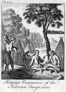 Religious Ceremonies of the Nisovian Tunguzians c1748