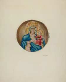 Religious Embroidery, 1940. Creator: Stanley Mazur