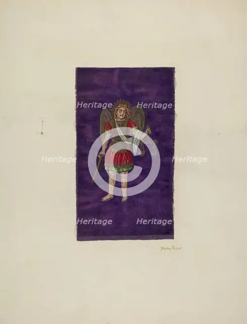 Religious Embroidery, c. 1940. Creator: Stanley Mazur.