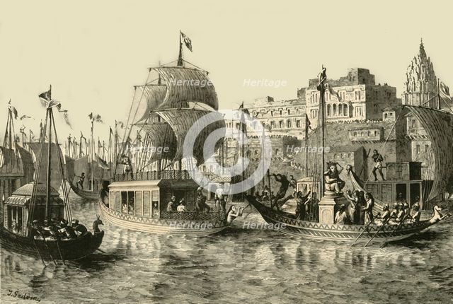 'Religious Festival at Benares', 1890. Creator: Unknown.