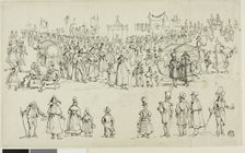 Religious Festival in Northern France, possibly Normandy, c. 1820. Creator: John Coney