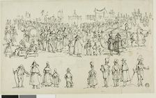 Religious Festival in Northern France, possibly Normandy, c. 1820. Creator: John Coney