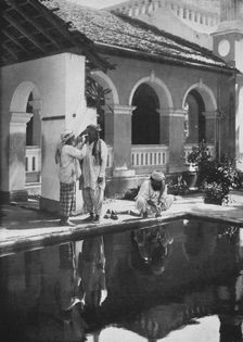 Religious Preparations at the Mosque c1890, (1910). Artist: Alfred William Amandus Plate
