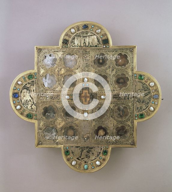 Reliquary, 1383. Artist: Russian master  
