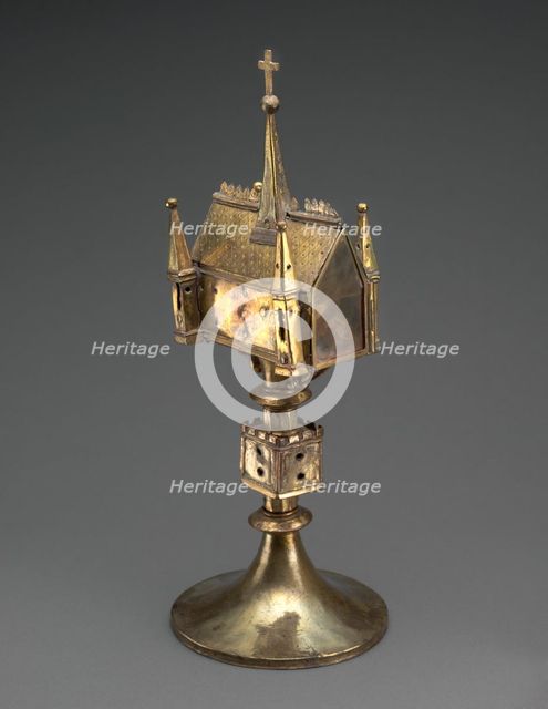 Reliquary Monstrance in the form of a Church, Brunswick, c. 1484. Creator: Unknown.