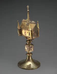 Reliquary Monstrance in the form of a Church, Brunswick, c. 1484. Creator: Unknown