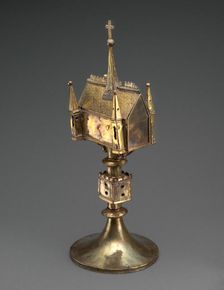 Reliquary Monstrance in the form of a Church, Brunswick, c. 1484. Creator: Unknown