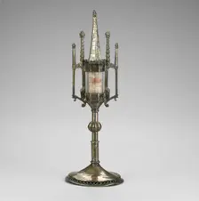 Reliquary Monstrance with Relics of Saints Anianus and Lawrence, Brunswick, 1375/1400. Creator: Unknown