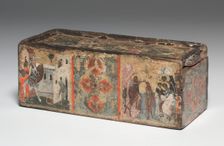 Reliquary Box with Scenes from the Life of John the Baptist, 1300s. Creator: Unknown