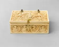 Reliquary Casket with the Deesis, Archangels, and the Twelve Apostles, Byzantine, 950-1000. Creator: Unknown
