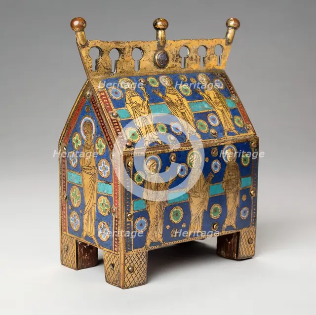 Reliquary Casket, Limoges, c. 1200. Creator: Unknown.