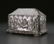 Reliquary Casket of Saints Adrian and Natalia, Spain, 1100/50. Creator: Unknown