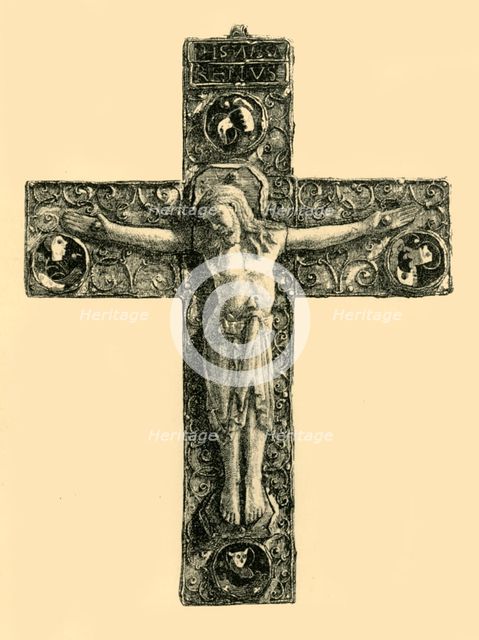 Reliquary Cross, 10th century, (1881).  Creator: A A Bradbury.