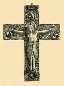 Reliquary Cross, 10th century, (1881). Creator: A A Bradbury