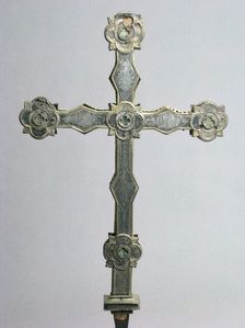 Reliquary Cross, Italian, 16th century. Creator: Unknown