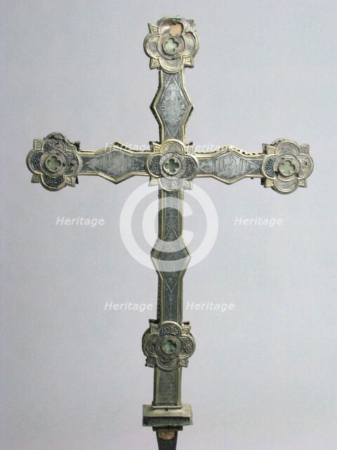 Reliquary Cross, Italian, 16th century. Creator: Unknown.