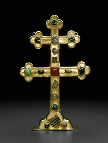 Reliquary Cross with the Arms of the Veltheim Family, Brunswick, c. 1300. Creator: Unknown