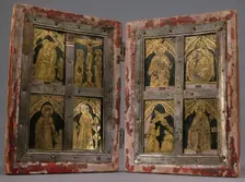 Reliquary Diptych, Central Italian, late 14th century. Creator: Unknown