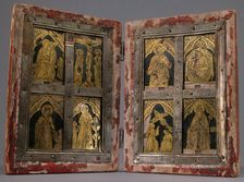 Reliquary Diptych, Central Italian, late 14th century. Creator: Unknown