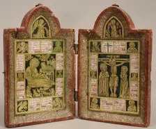 Reliquary Diptych, Italian, late 14th century. Creator: Unknown