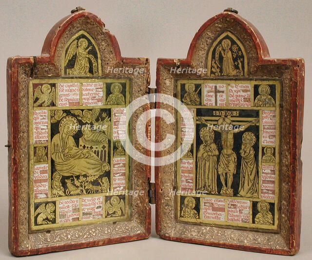 Reliquary Diptych, Italian, late 14th century. Creator: Unknown.