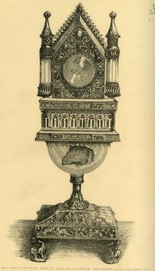 Reliquary, early 13th century, (1881). Creator: J S Goepel