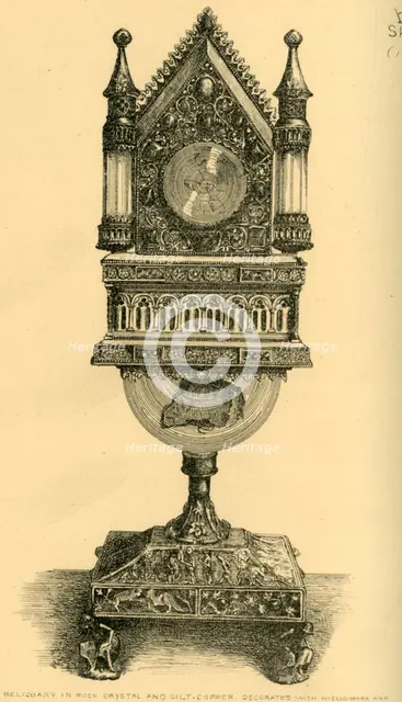 Reliquary, early 13th century, (1881).  Creator: J S Goepel.